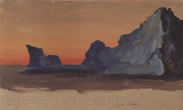 Frederic E.Church Icebergs at Midnight,Labrador Spain oil painting art